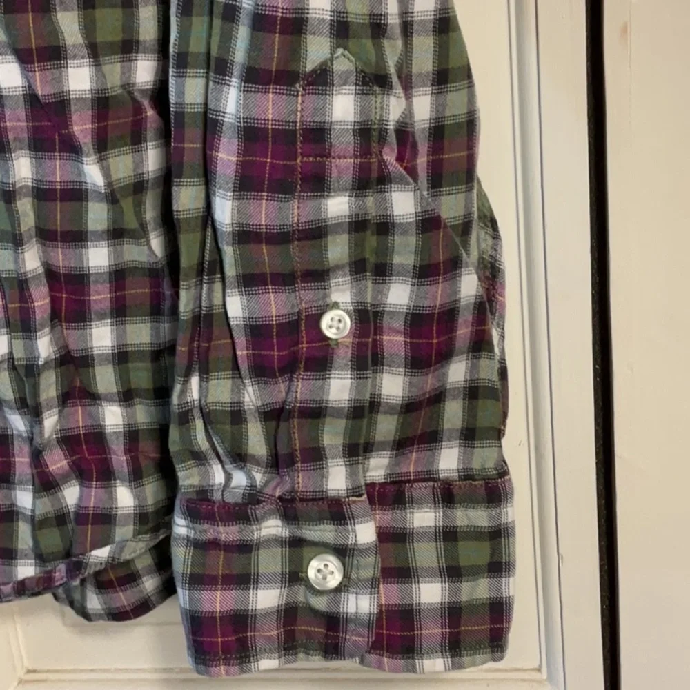 Men's Plaid Gap Shirt - Multicolor XL - Picture 5 of 13